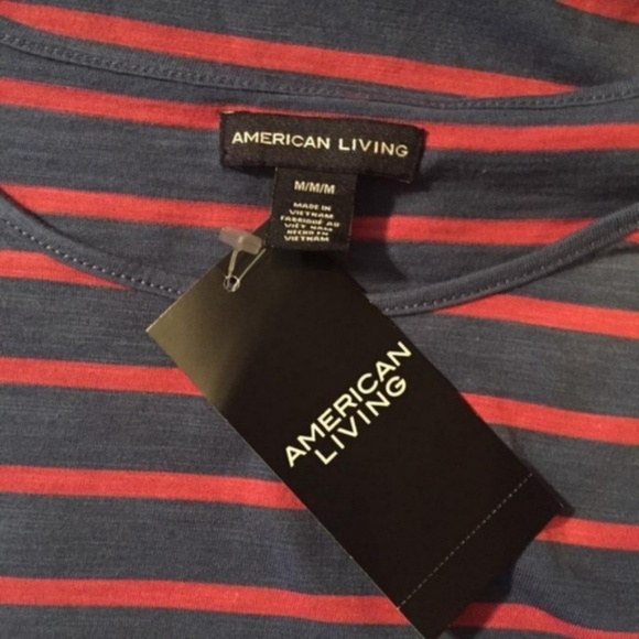 American Living Horizontal Striped Top - Picture 3 of 6